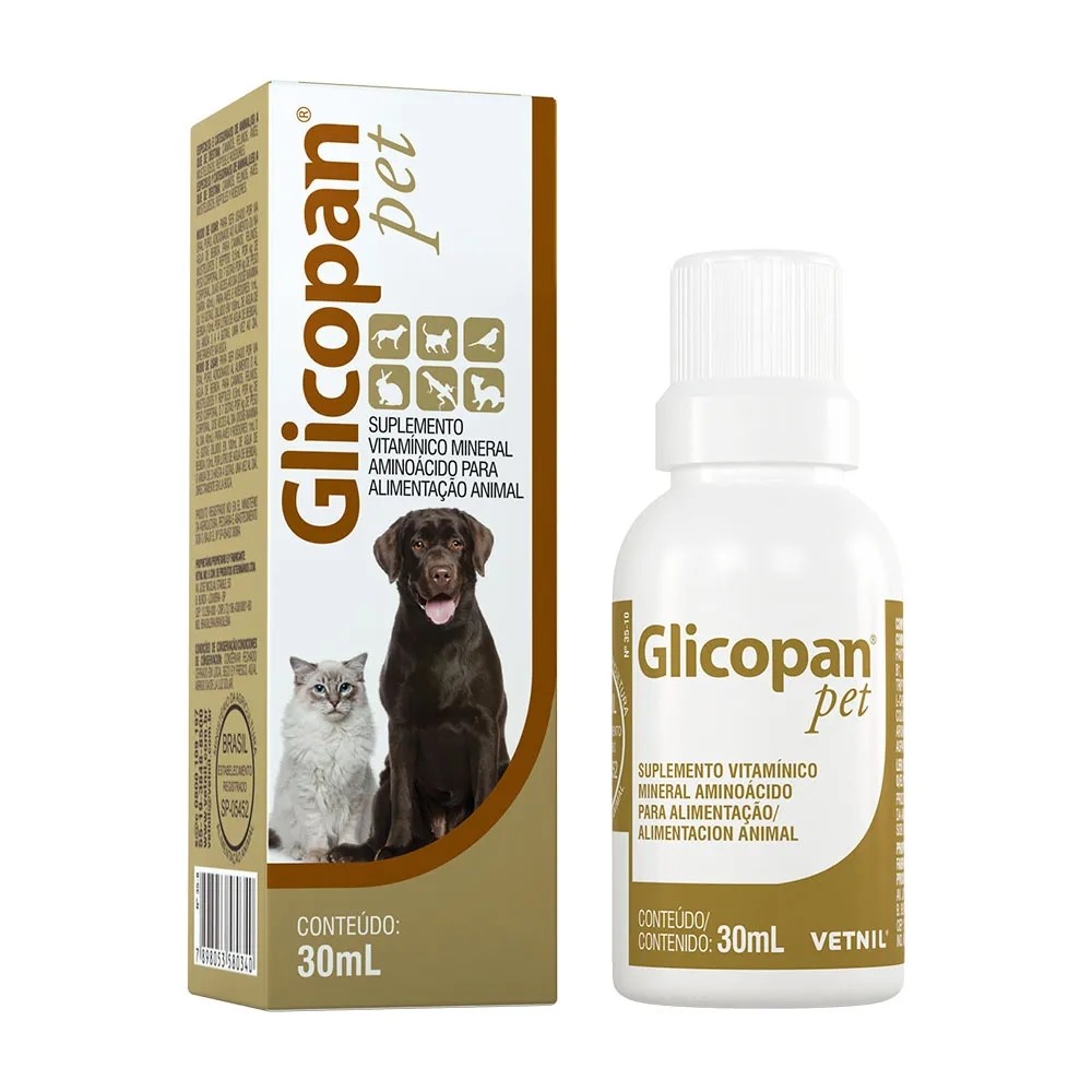Glicopan Pet Suplemento Alimentar gotas 30ML