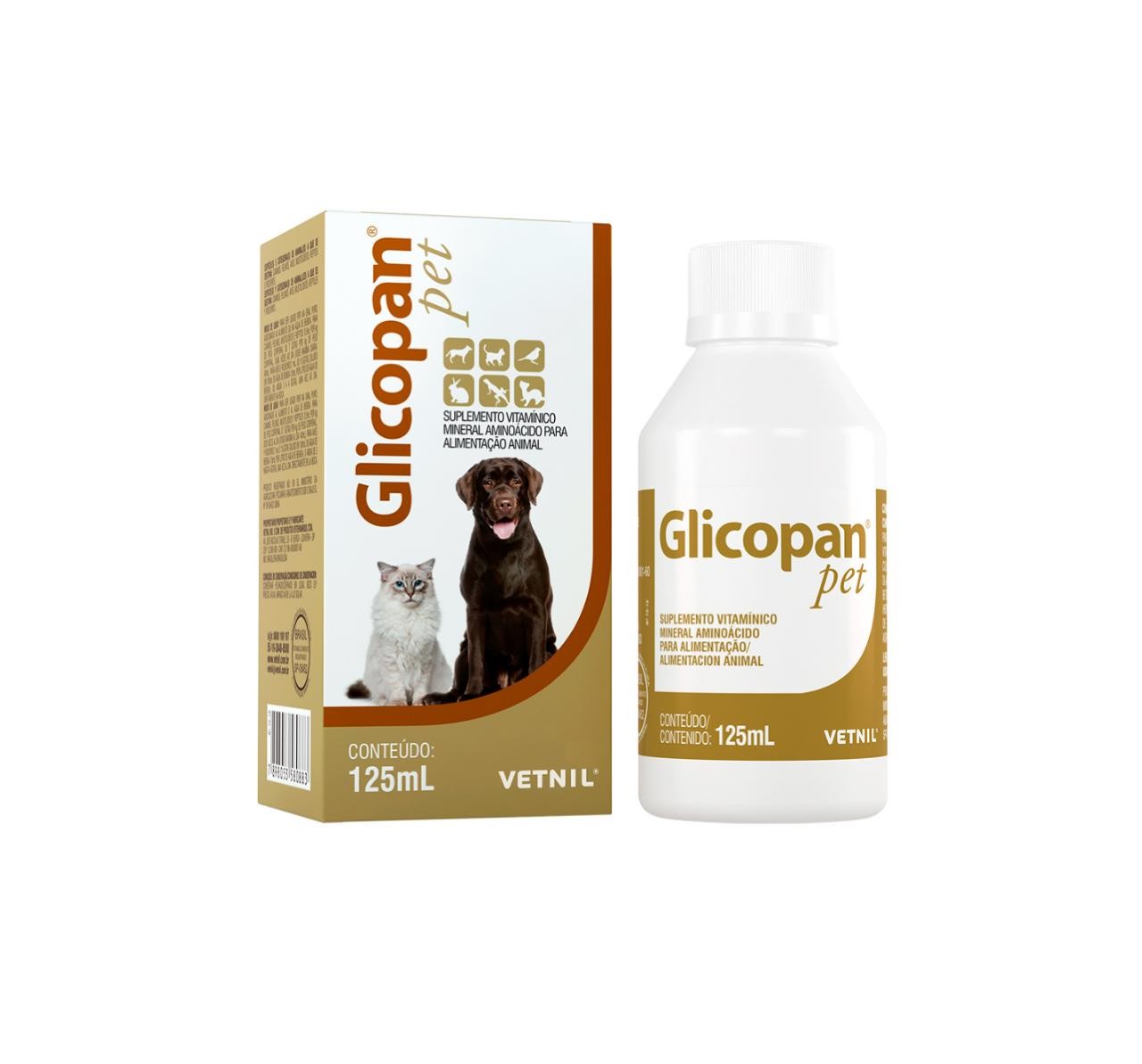 Glicopan Pet Suplemento Alimentar 125ML