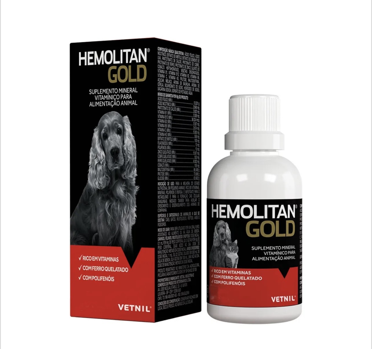 Hemolitan Gold vetnil 30ML