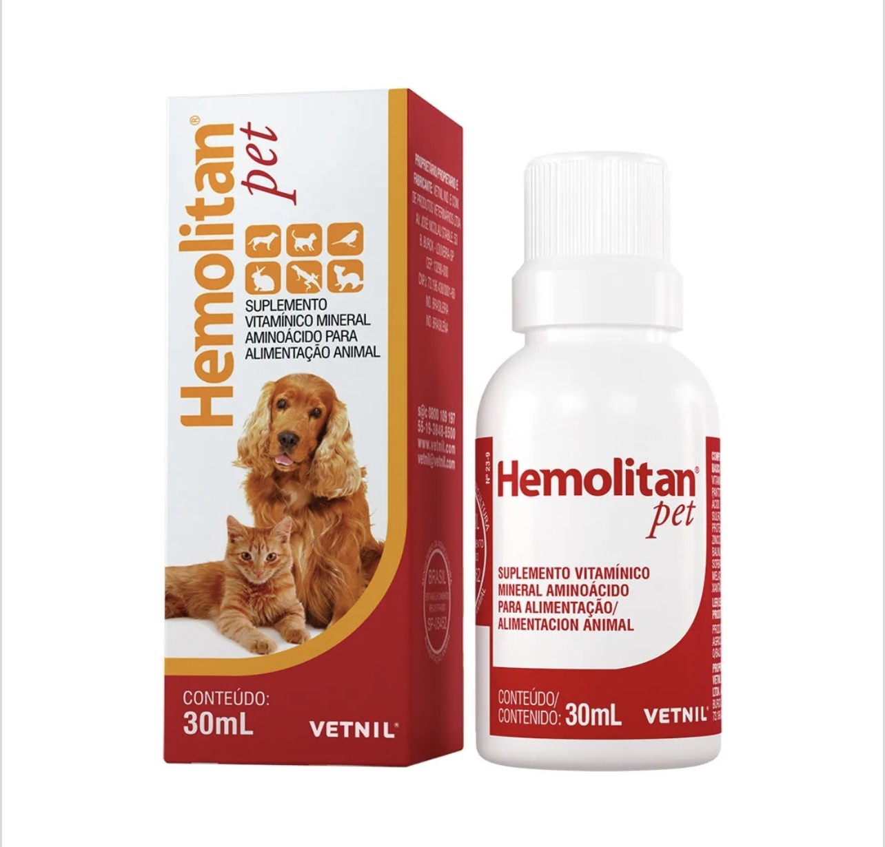 Hemolitan Pet Vetnil gotas 30ML
