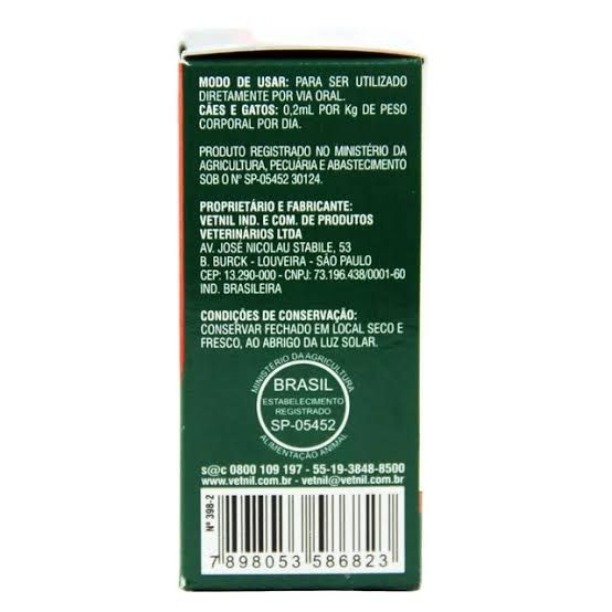 HEPVET suspensão 60ml vetnil