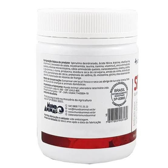 Nutrisana Spirulina 75G mundo animal